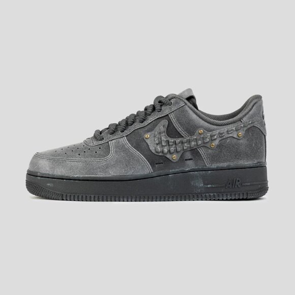 Nike Air Force 1 Low '07 LV8 Metal Work Anthracite Men's Size 12 1H4965-254 NEW - Picture 11 of 15